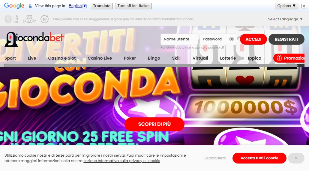 Giocondabet Casino